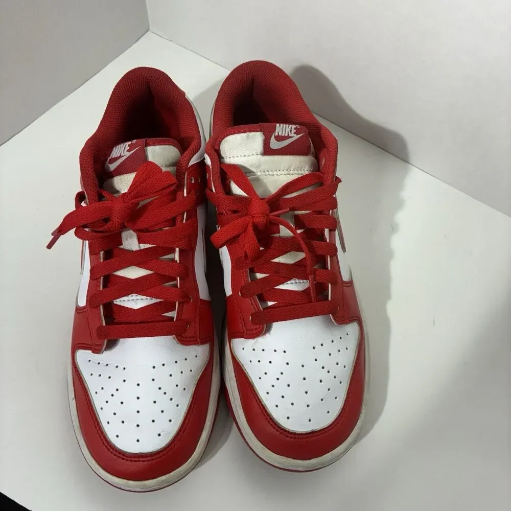Nike Dunk Low Retro St. John’s Men’s Size 8.5 Red White HF5441-104